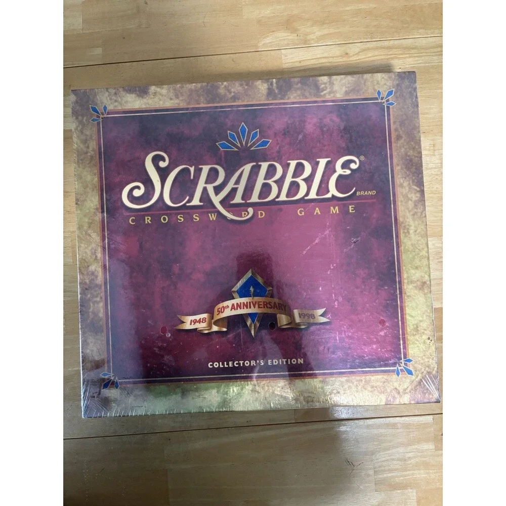 Scrabble 50th Anniversary Collector’s Edition 1998 Factory Sealed New